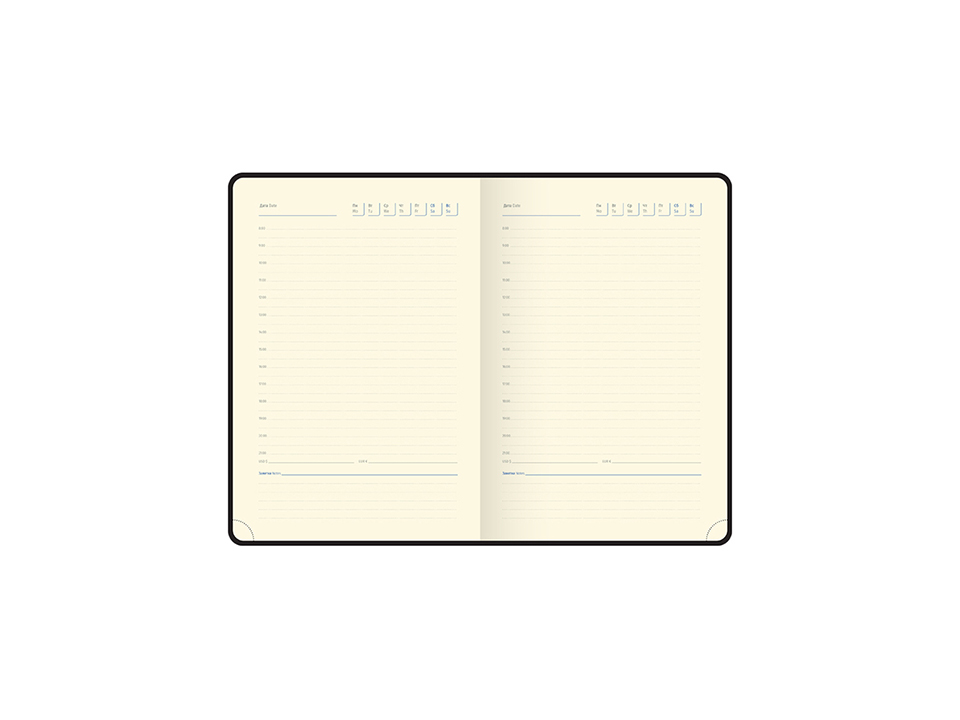 Ежедневник недатированный, А5, 136л., кожзам, Berlingo "Style", золотой срез, фиолетовый, с рисунком