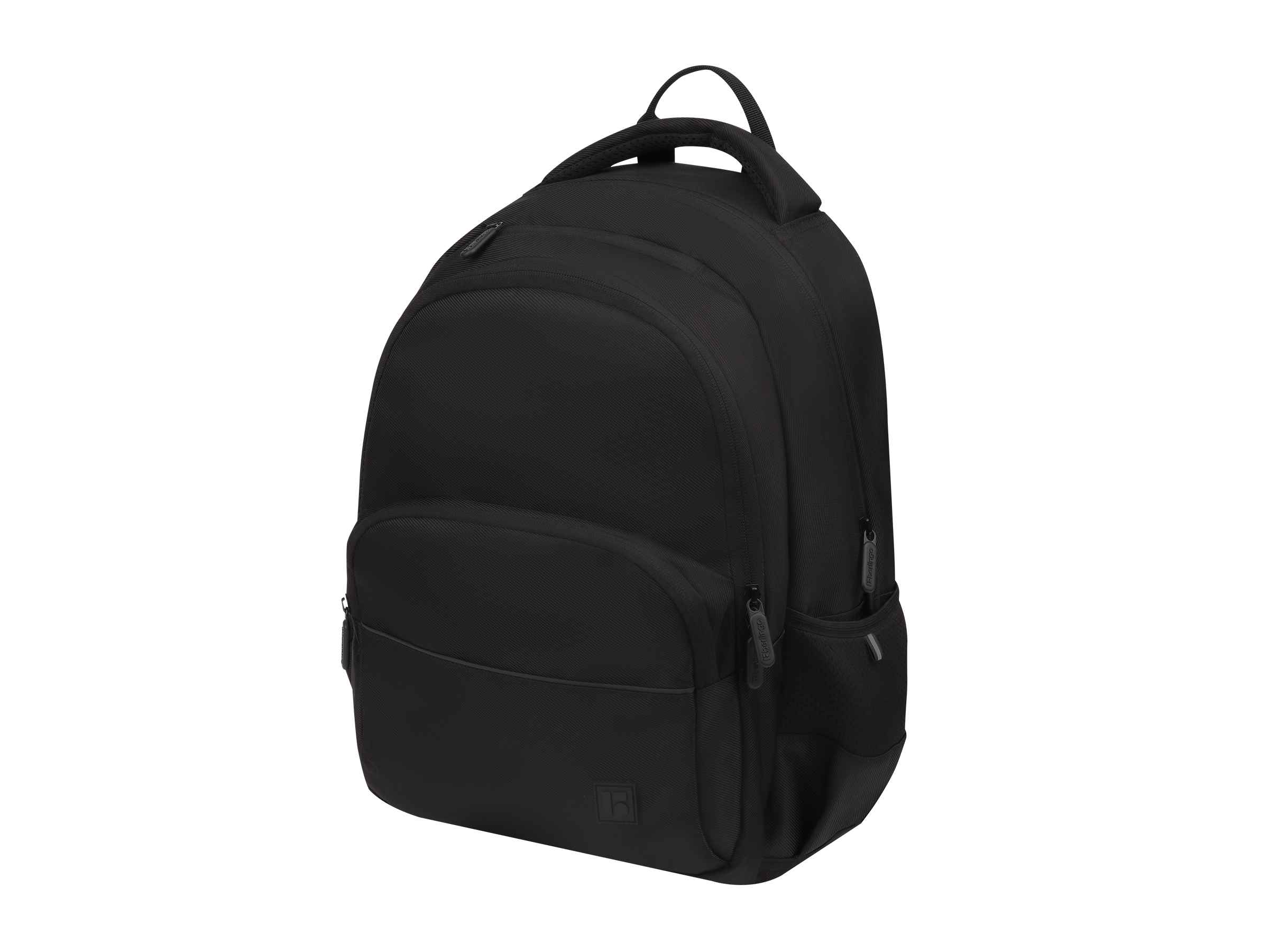 Рюкзак Berlingo U3 "Totally black" 41*29,5*13см, 2 отделения, 4 кармана, эргономичная спинка