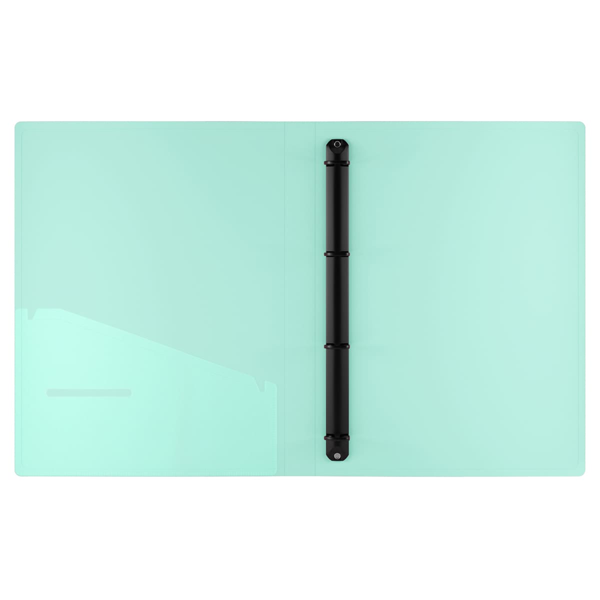 Папка на 4 кольцах Berlingo "Haze" А4, 24мм, 600мкм, D-кольца, с внутр. карманом, розовая, софт-тач