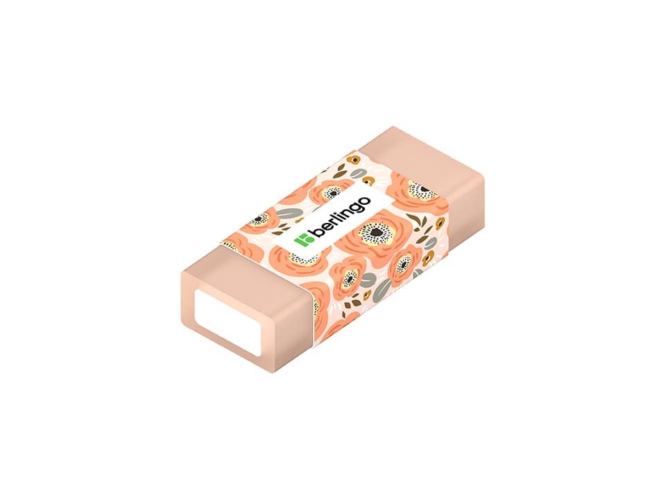 Ластик Berlingo "Funline. Fruits and Flowers", 4шт., прямоугольные, 50*20*11мм, блистер