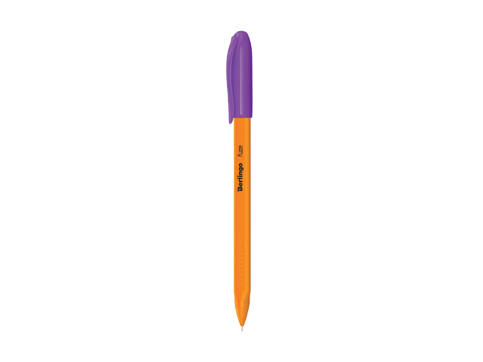 Ручка шариковая Berlingo "Triangle Fuze Stick" синяя, 0,5мм, корпус ассорти