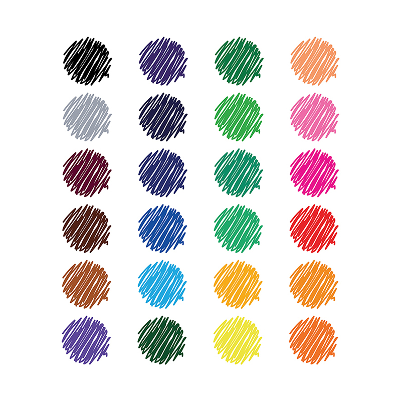 Фломастеры Berlingo "Замки", 24цв., смываемые, картон, европодвес