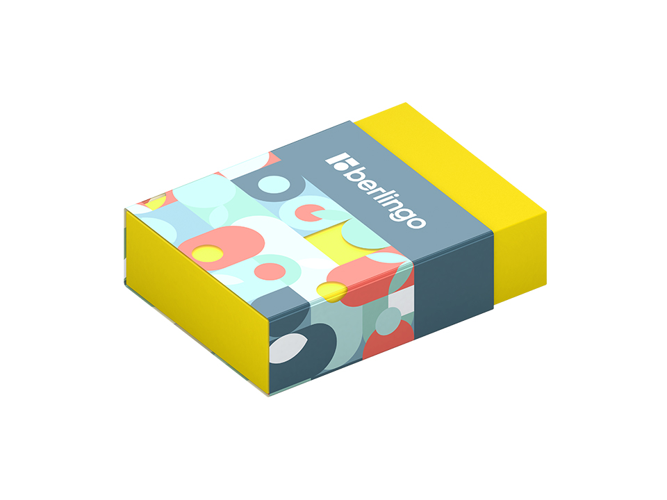 Ластик Berlingo "Balance", Eco-PVC, пластиковый держатель с печатью, 45*32*11мм