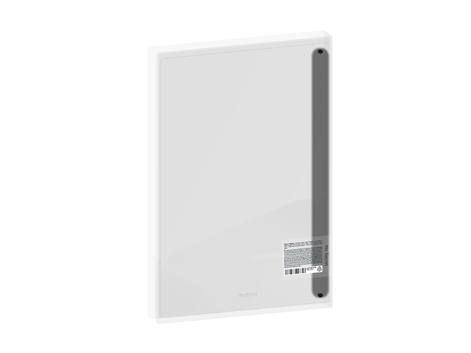 Папка на 4 кольцах Berlingo "No Secret", 24мм, 700мкм, полупрозрачная, D-кольца, с внутр. карманом