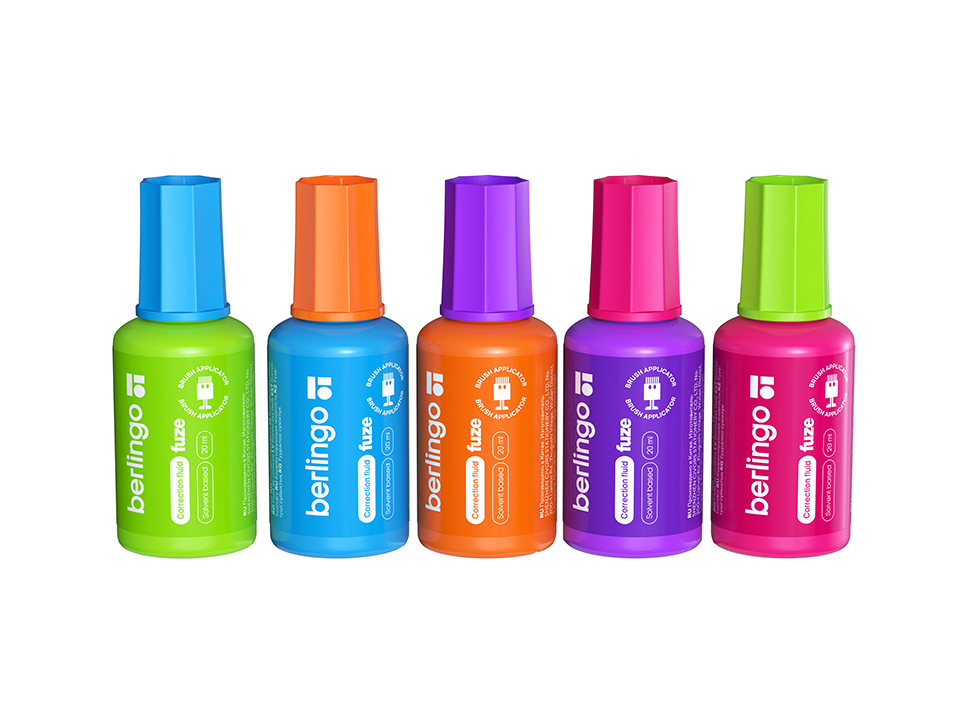 Корректирующая жидкость Berlingo "Fuze", 20мл