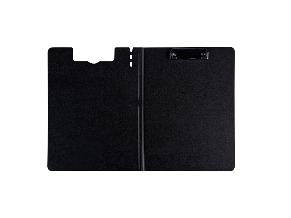Папка-планшет с зажимом Berlingo "Instinct", А4, пластик (полифом), фламинго/черный