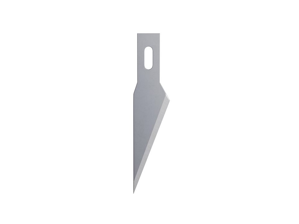 Нож-скальпель канцелярский Berlingo, металлический корпус, 5 лезвий в комплекте, европодвес
