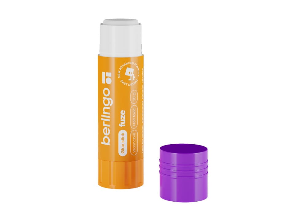 Клей-карандаш Berlingo "Fuze", 20г, ПВП