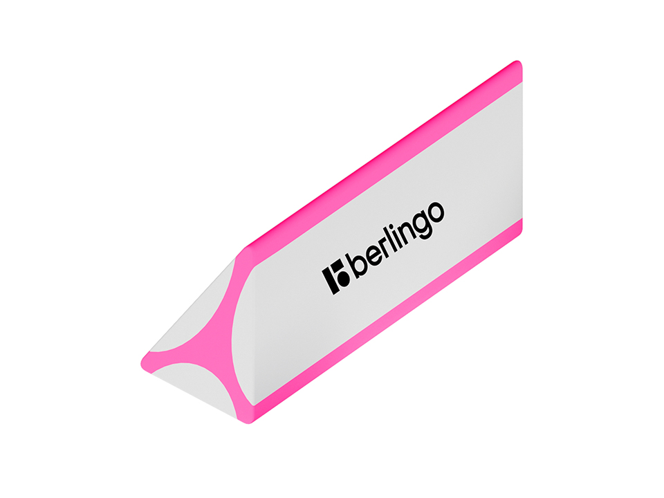 Ластик Berlingo "Triangle Pro", треугольный, скошенный, термопластичная резина, 57*16*16мм