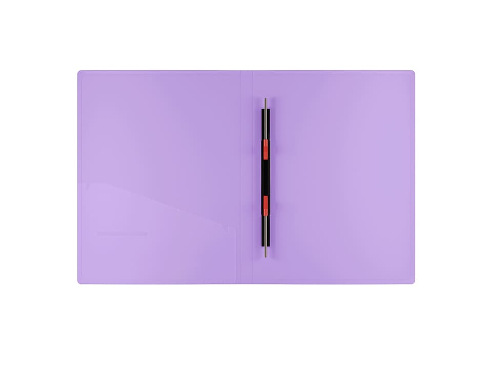 Папка с пружинным скоросшивателем Berlingo "Haze", 17мм, 600мкм, с внутр. карманом, софт-тач, ассорти