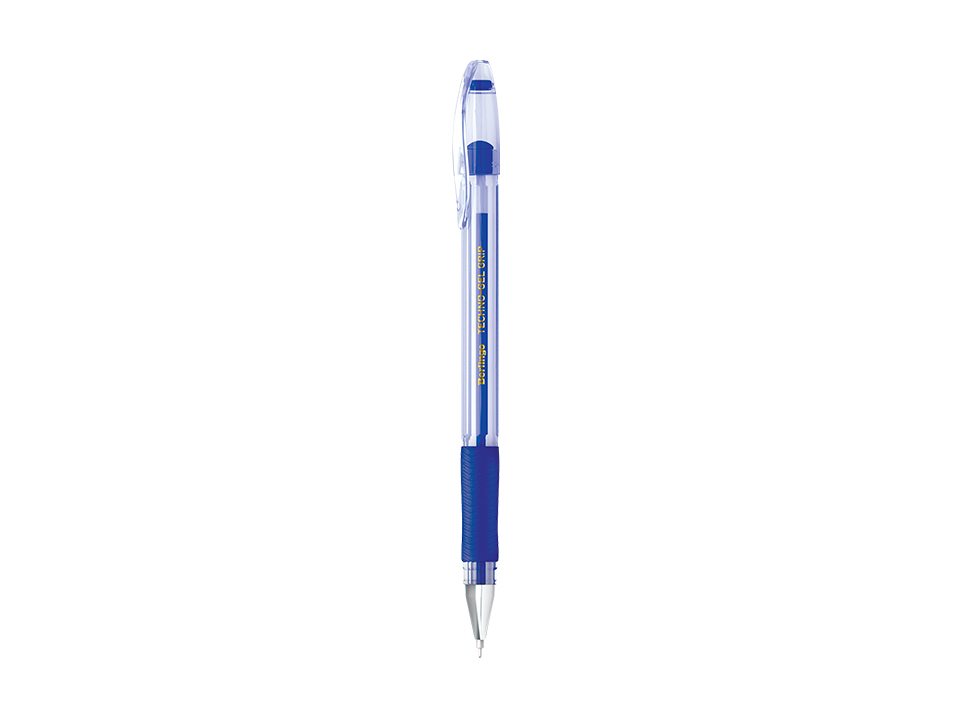Ручка гелевая Berlingo "Techno-Gel Grip" синяя, 0,5мм, грип
