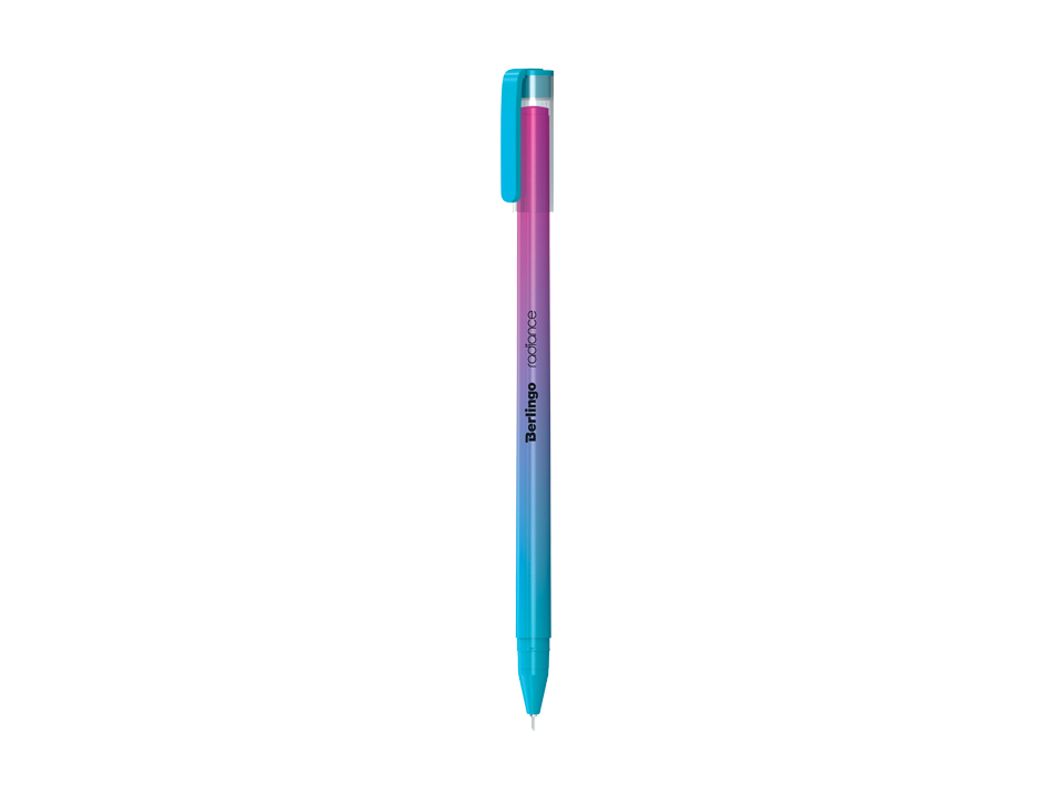 Ручка шариковая Berlingo "Radiance" синяя, 0,7мм, корпус ассорти
