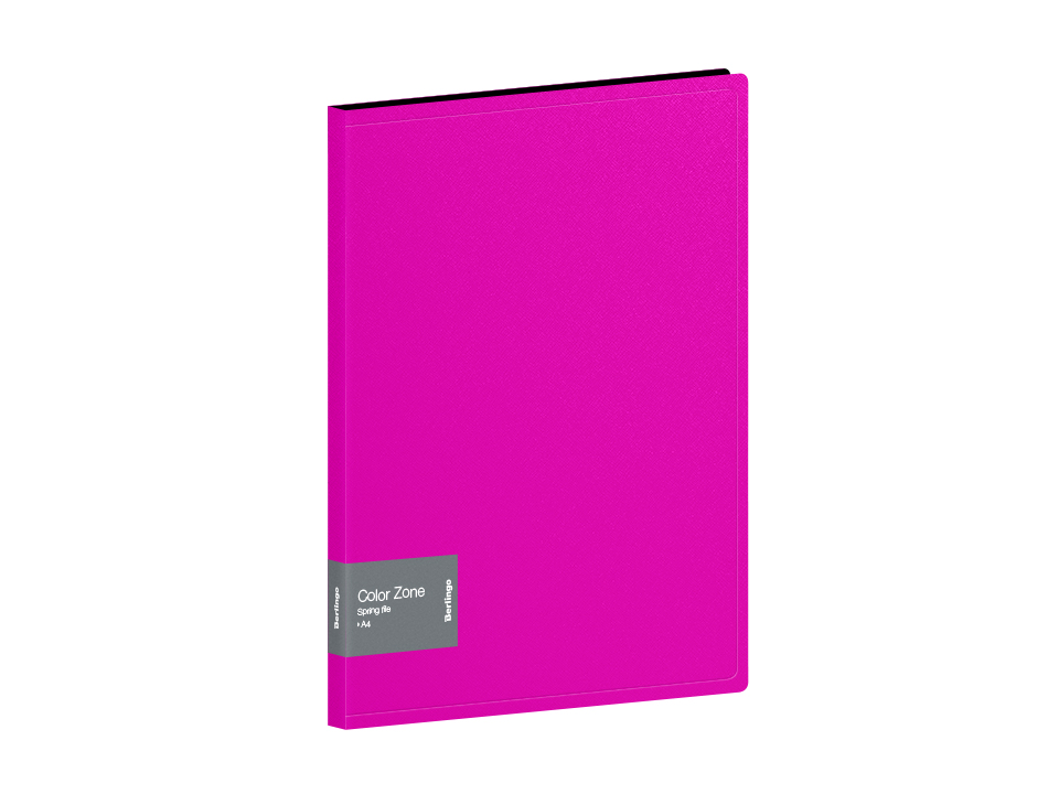 Папка с пружинным скоросшивателем Berlingo "Color Zone", 17мм, 1000мкм, розовая