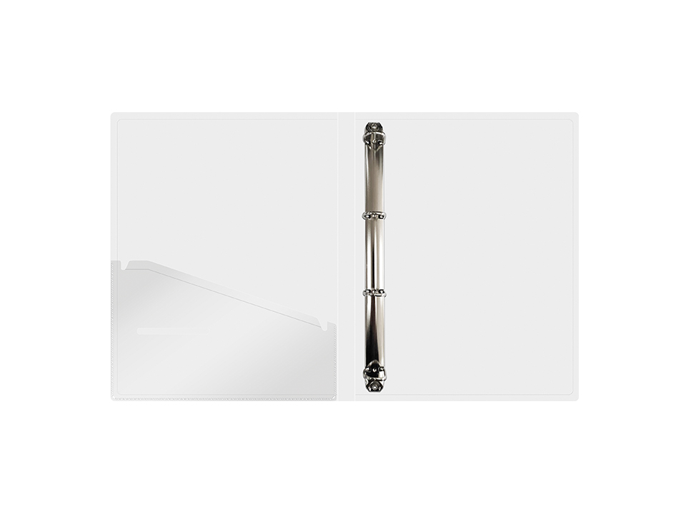 Папка на 4 кольцах Berlingo "Eco", 24мм, 600мкм, D-кольца, с внутр. карманом, с рисунком