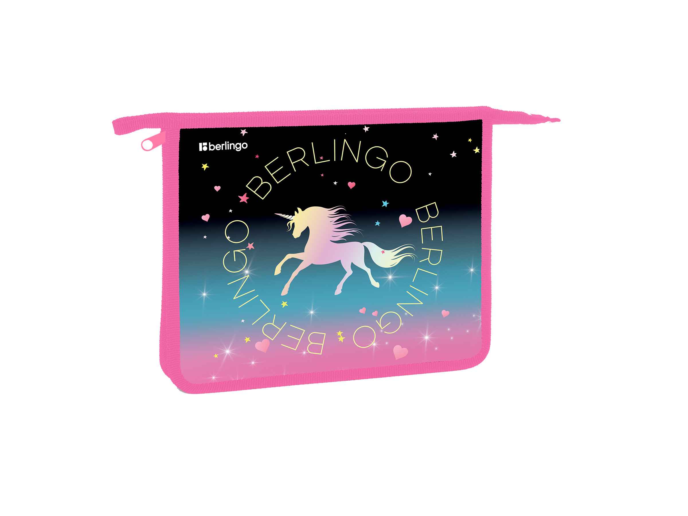 Папка для тетрадей 1 отделение, А5 Berlingo "Perfect", 240*205*40мм, пластик, на молнии