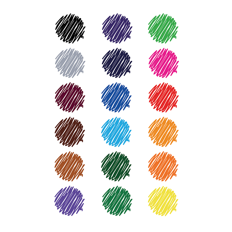 Фломастеры Berlingo "Замки", 18цв., смываемые, картон, европодвес