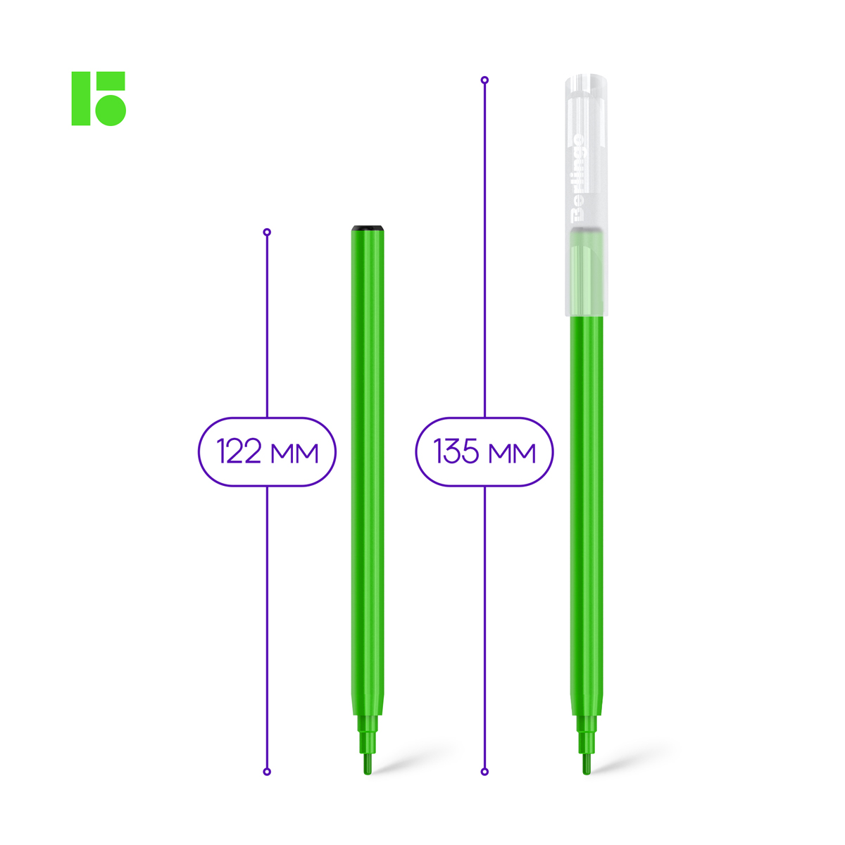 Фломастеры Berlingo "Жил-был кот", 24цв., смываемые, блистер