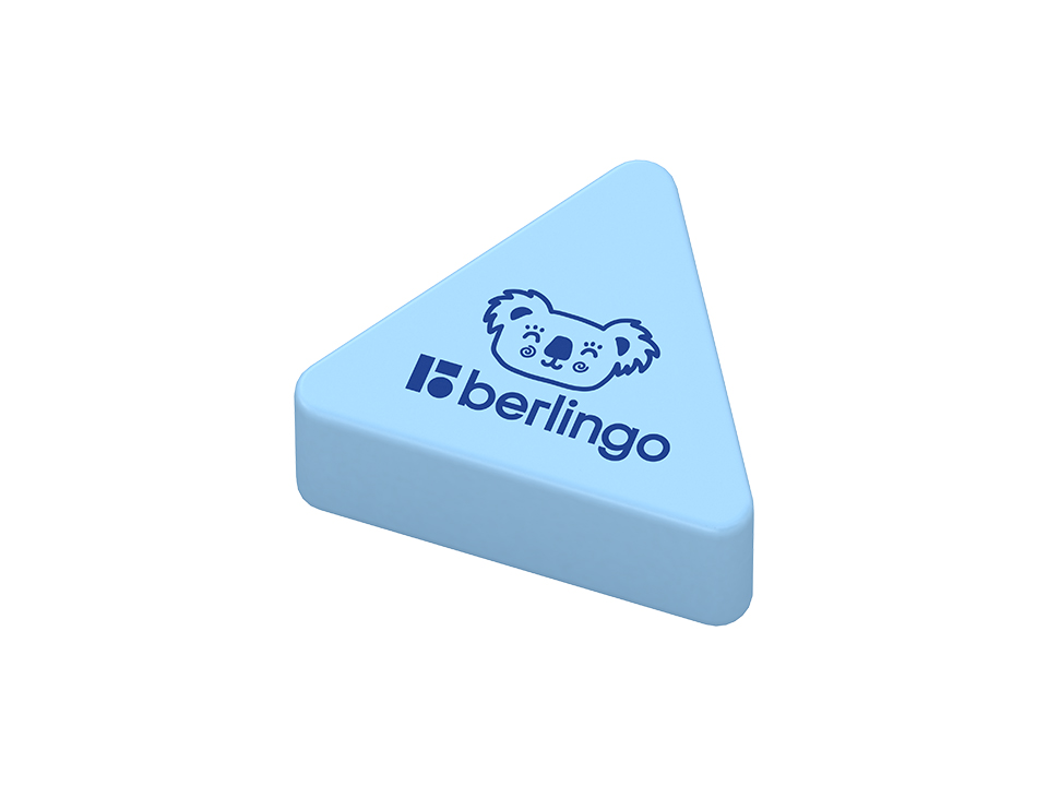 Ластик Berlingo "Zoo", треугольный, термопластичная резина, 28*24*10мм