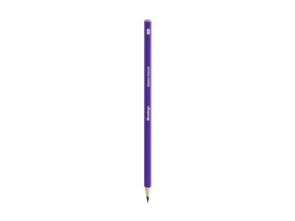 Карандаш ч/г Berlingo "Sketch Pencil" 3B, шестигранный, заточен.