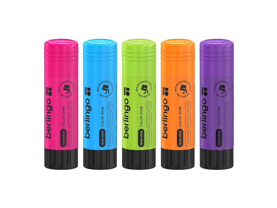 Клей-карандаш Berlingo "Color Zone", 15г, ПВП