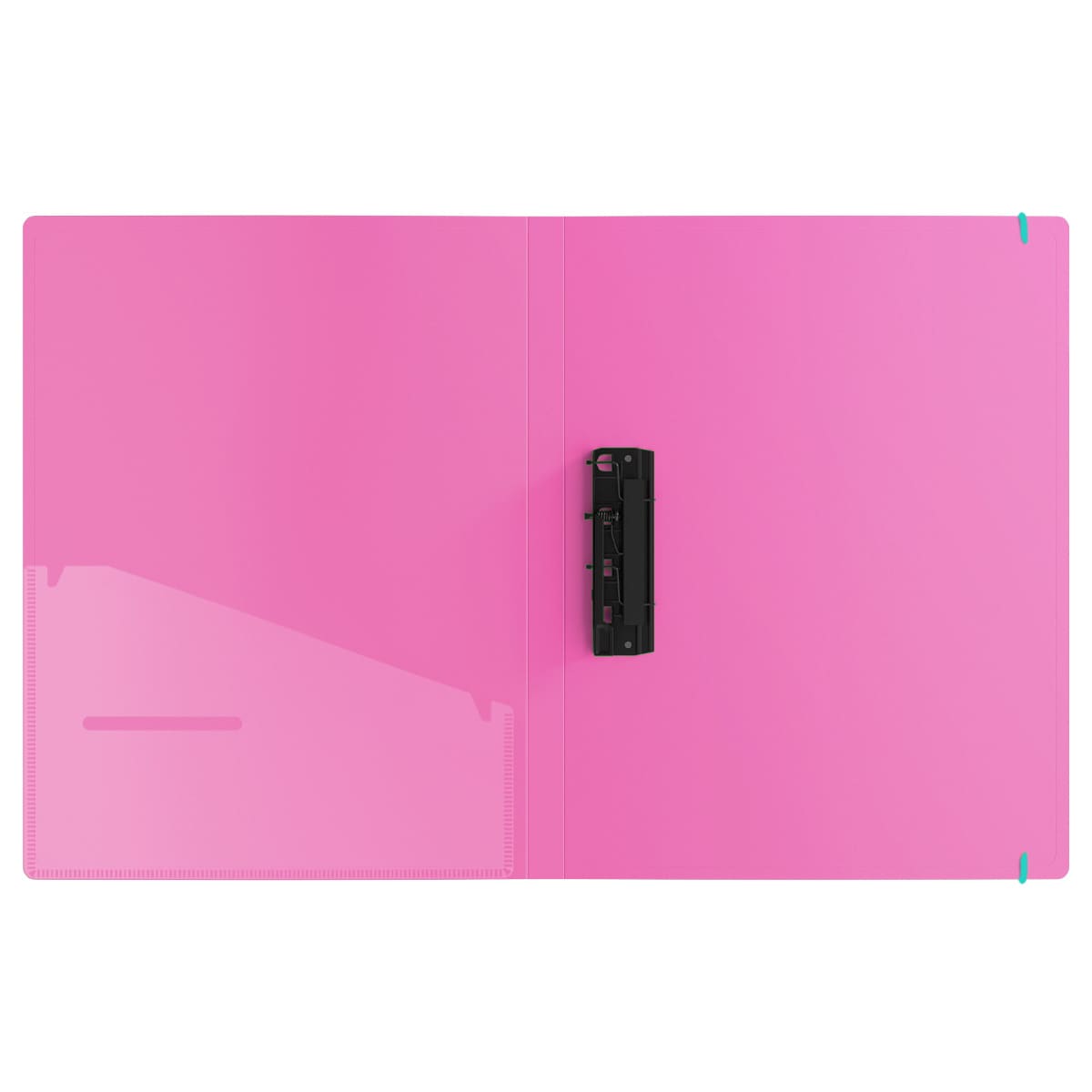 Папка с зажимом Berlingo "Raze" А4, 17мм, 600мкм, желтая, с внутр. карманом, софт-тач