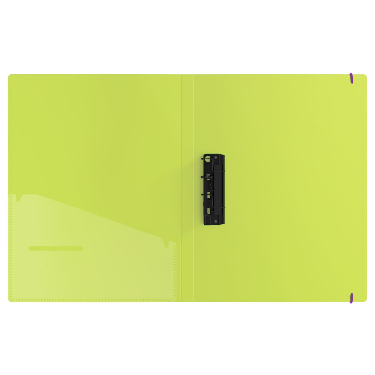 Папка с зажимом Berlingo "Raze" А4, 17мм, 600мкм, голубая, с внутр. карманом, софт-тач