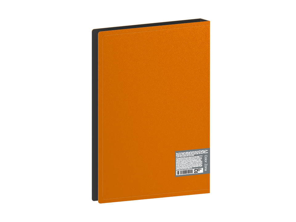 Папка со 100 вкладышами Berlingo "Color Zone", 30мм, 1000мкм, оранжевая