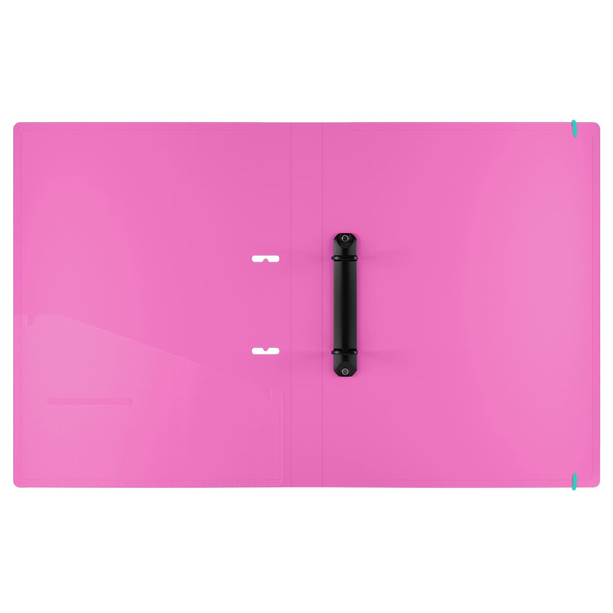 Папка на 2 кольцах Berlingo "Raze" А4, 24мм, 600мкм, D-кольца, с внутр. карманом, желтая, софт-тач