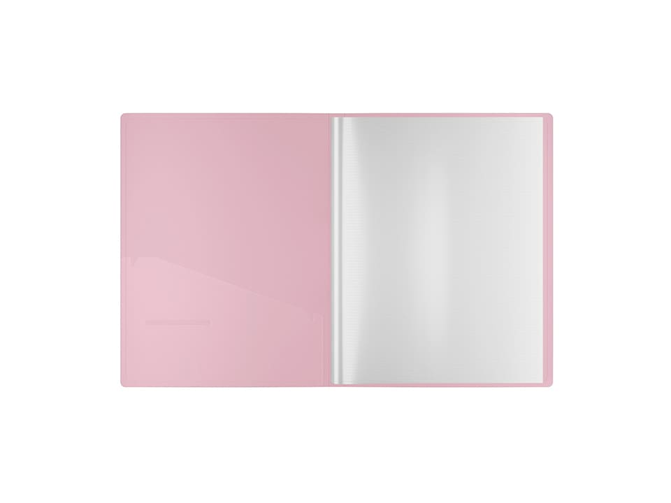 Папка с 10 вкладышами Berlingo "Haze", 9мм, 600мкм, с внутр. карманом, софт-тач, ассорти