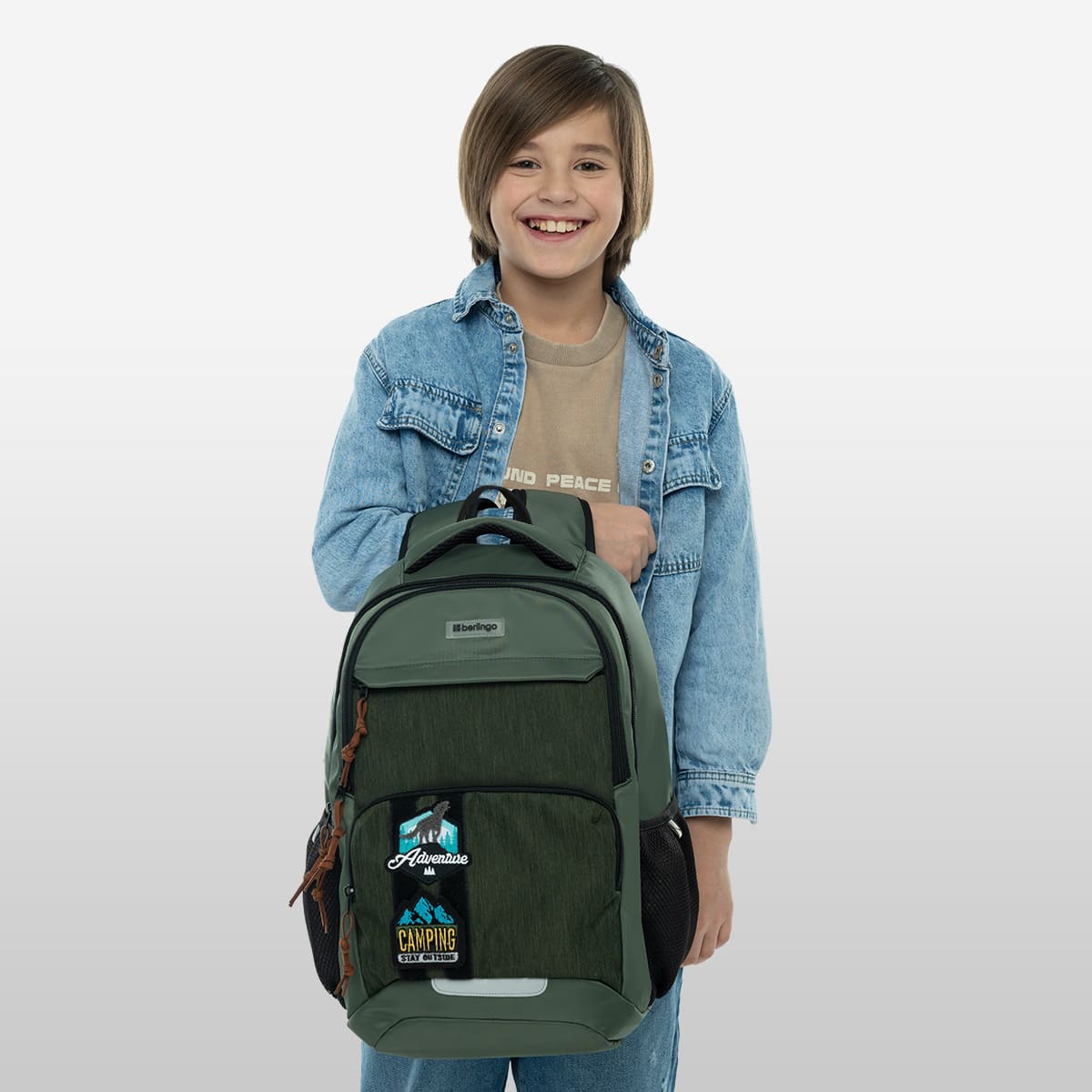 Рюкзак Berlingo ErgoSmart "Street Scout" 42*29*16см, 2 отделения, 4 кармана, эргономичная спинка