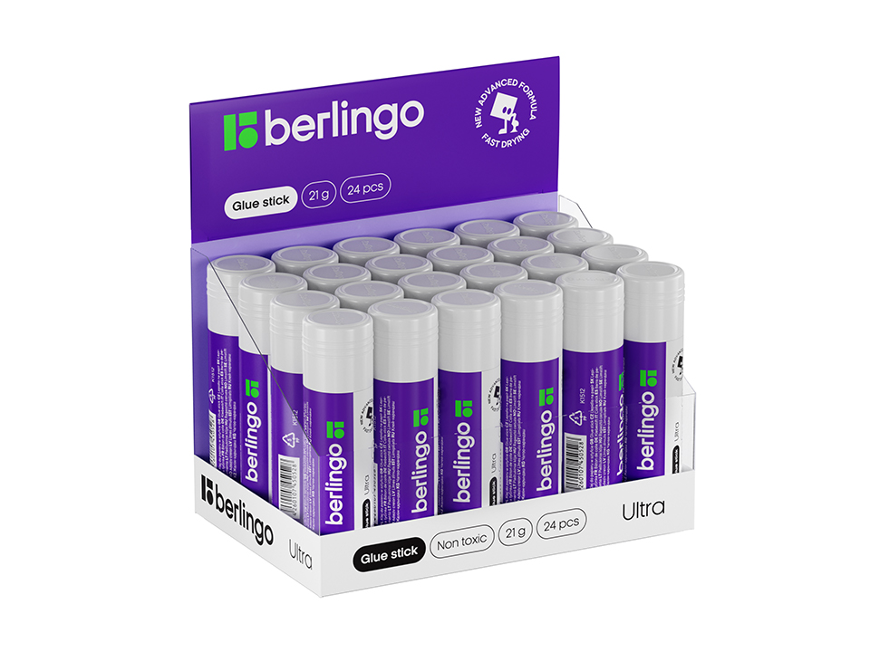 Клей-карандаш Berlingo "Ultra", 21г, ПВП