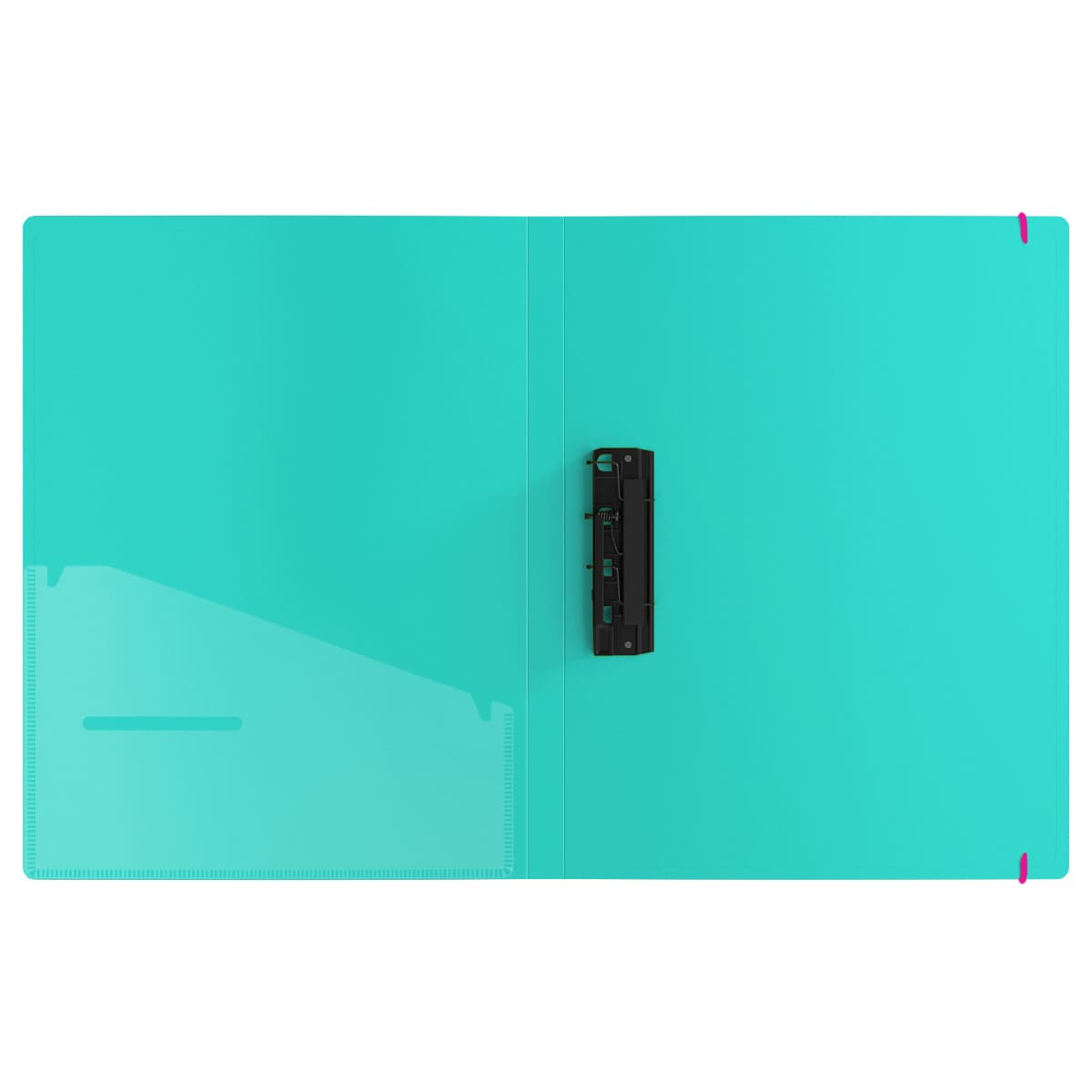 Папка с зажимом Berlingo "Raze" А4, 17мм, 600мкм, фиолетовая, с внутр. карманом, софт-тач