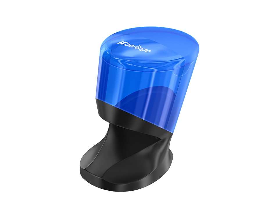 Скрепочница магнитная Berlingo "Perfect", со скрепками 30шт., цвет ассорти, картонная коробка, европодвес