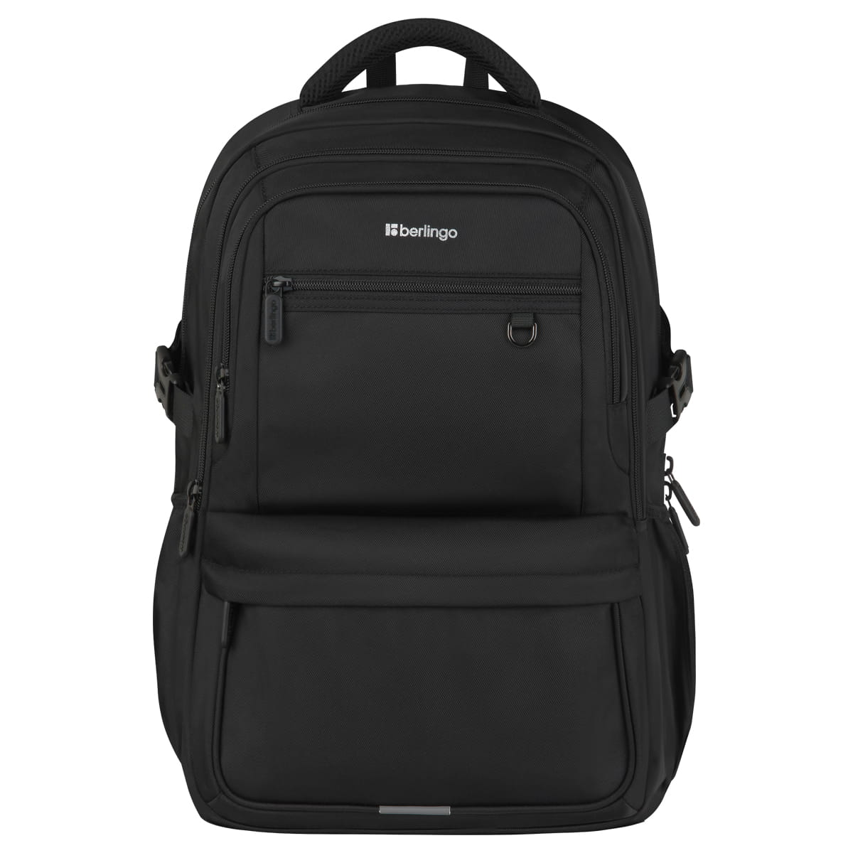 Рюкзак Berlingo City "Deep black" 45*31*14см, 2 отделения, 5 карманов, отделение для ноутбука, эргономичная спинка