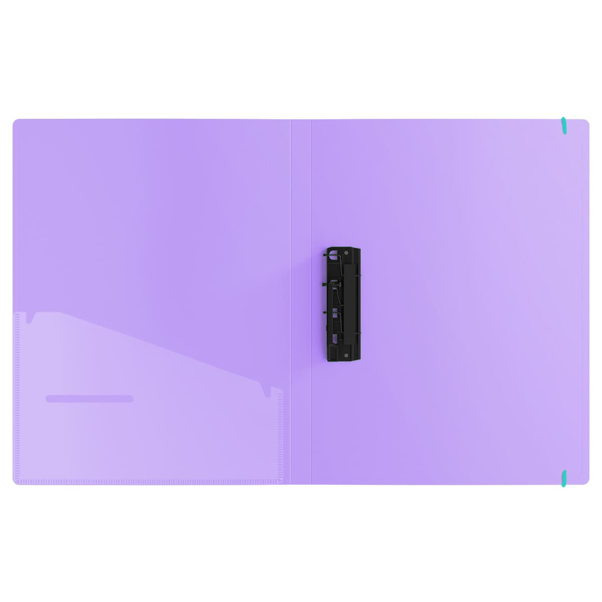 Папка с зажимом Berlingo "Raze" А4, 17мм, 600мкм, красная, с внутр. карманом, софт-тач