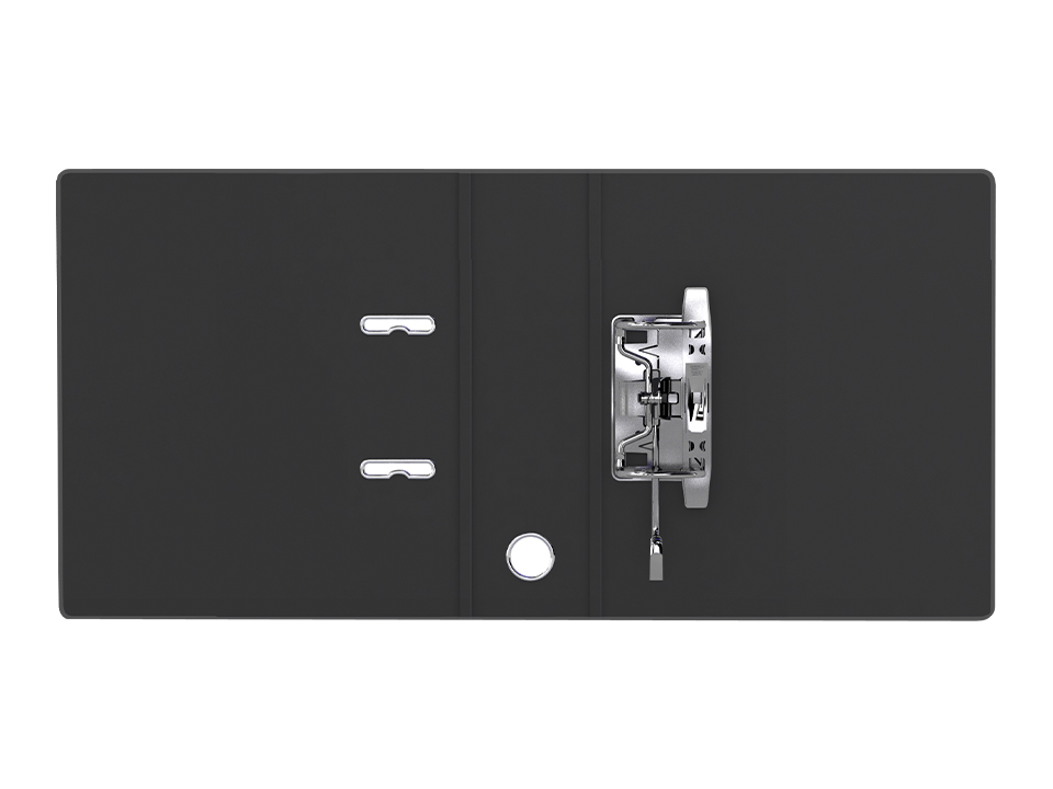 Папка-регистратор Berlingo, 70мм, А5, вертикальная, ПВХ, с карманом на корешке, черная