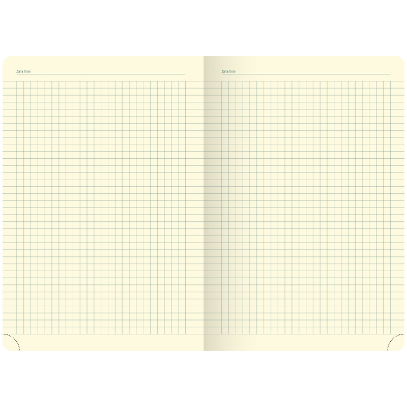 Записная книжка А5 80л., кожзам, Berlingo "Fuze", цветной срез, салатовый