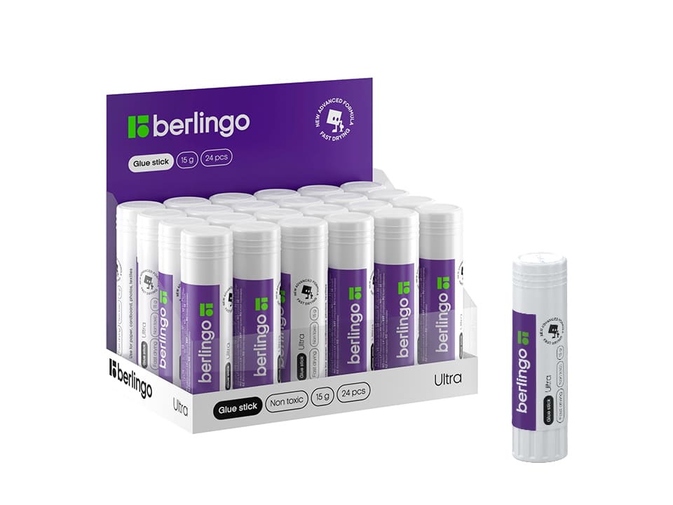 Клей-карандаш Berlingo "Ultra", 15г, ПВП