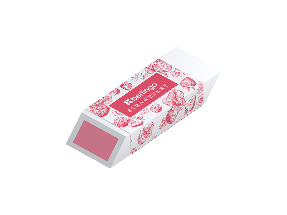 Ластик Berlingo "Aroma", прямоугольный, скошенный, 58*22*20мм