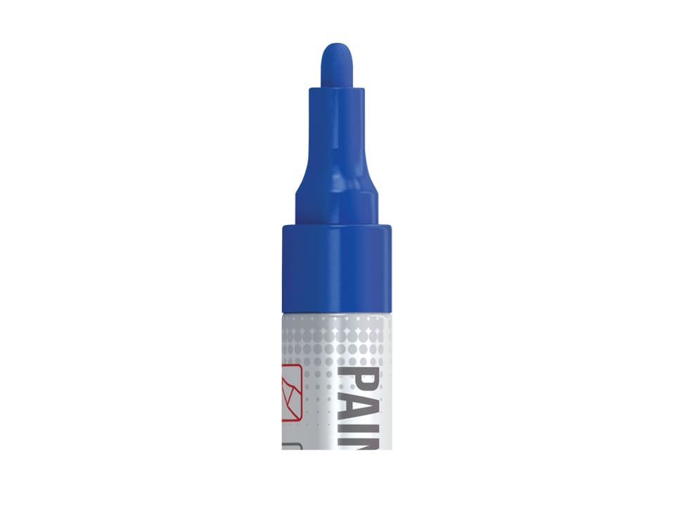 Маркер-краска Berlingo "Uniline PA400" синяя, 2-4мм, нитро-основа