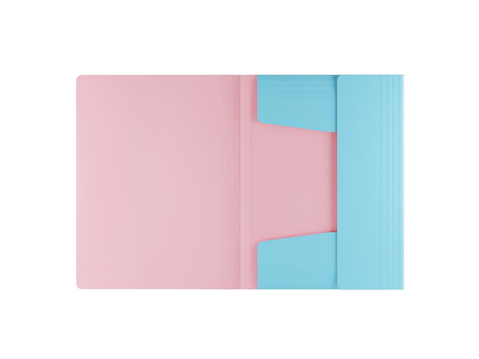 Папка на резинке Berlingo "Haze" А4, пластик, 600мкм, софт-тач, ассорти