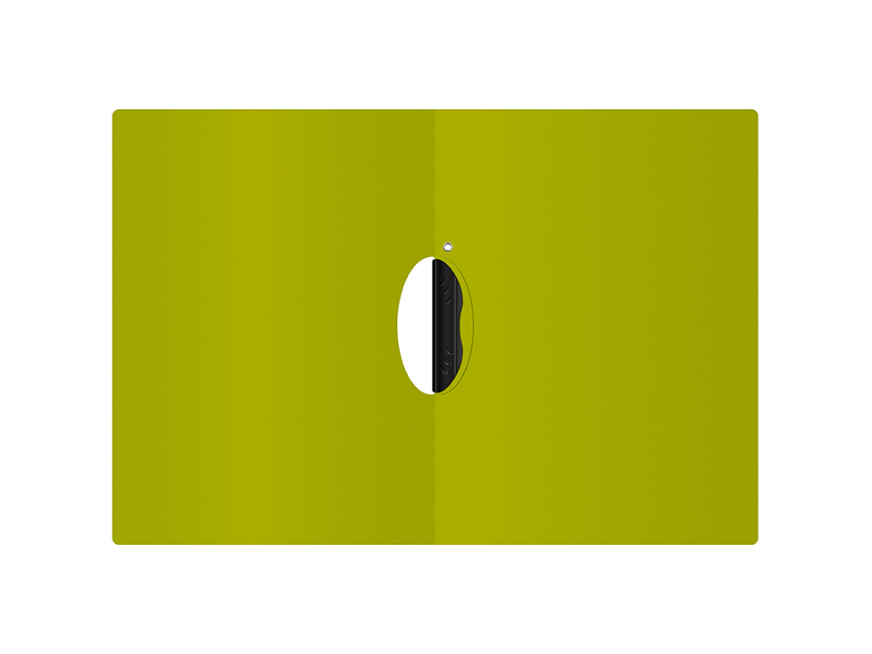 Папка с пластиковым клипом Berlingo "Color Zone" А4, 450мкм, салатовая