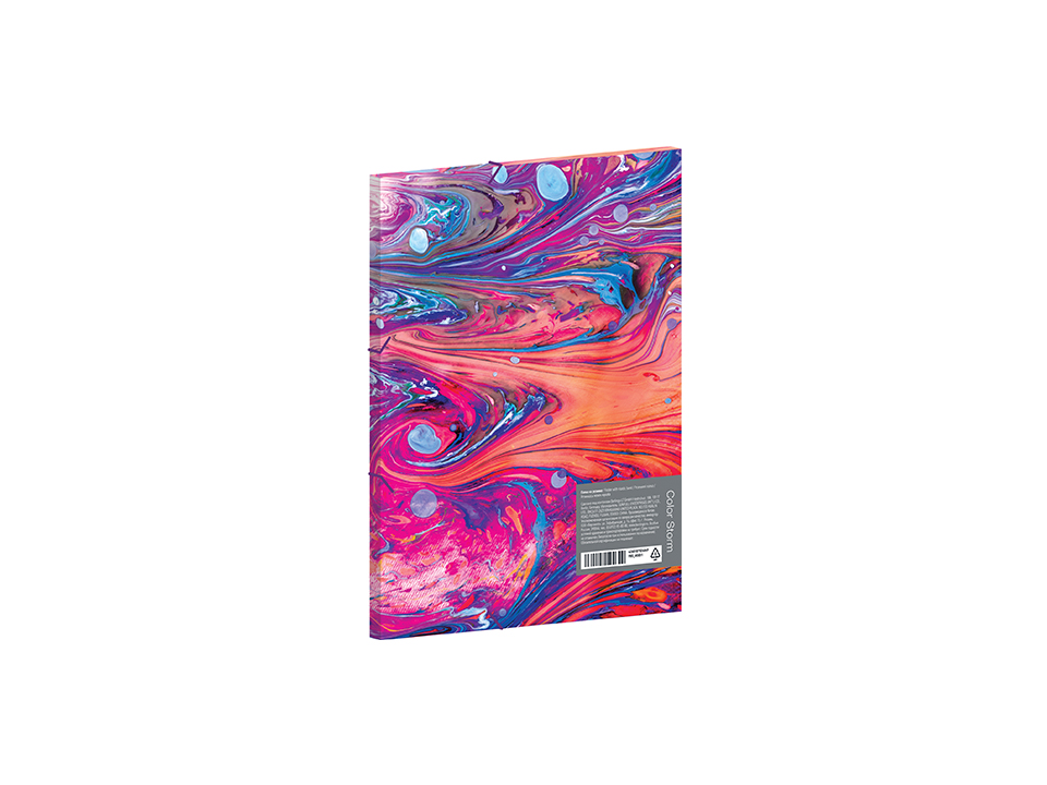 Папка для тетрадей на резинке Berlingo "Color Storm" А5+, 600мкм, с рисунком