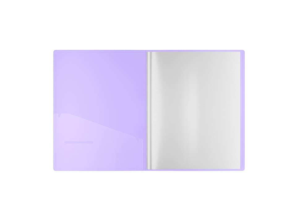 Папка с 20 вкладышами Berlingo "Haze", 14мм, 600мкм, с внутр. карманом, софт-тач, ассорти