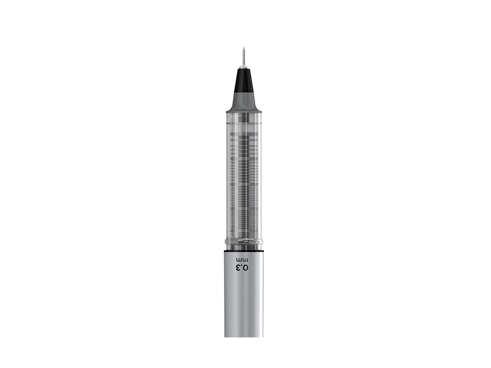 Ручка капиллярная Berlingo "Precision" черная, #02, 0,3мм