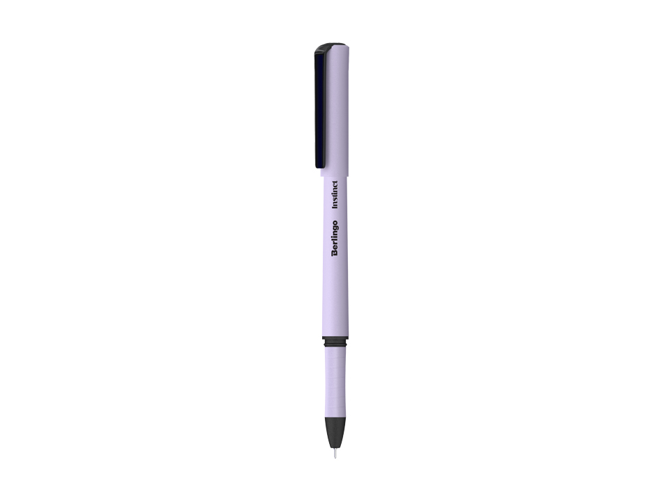 Ручка гелевая Berlingo "Instinct" черная, 0,5мм, корпус ассорти