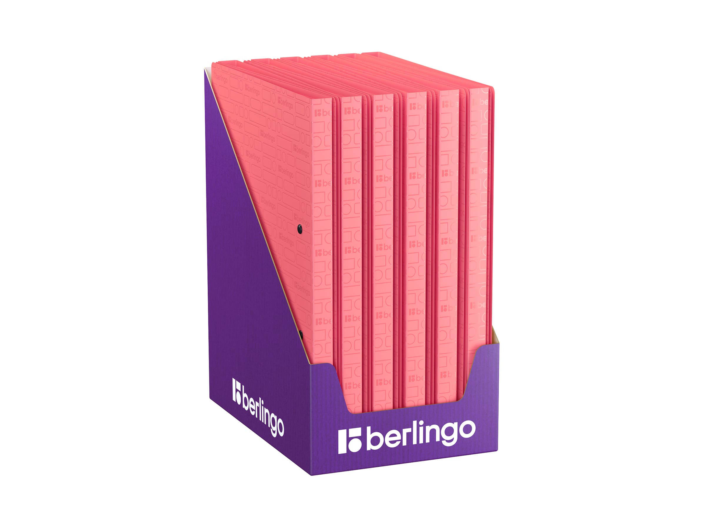 Папка с зажимом Berlingo "Your Way" А4, 17мм, 600мкм, коралловая, с внутр. карманом