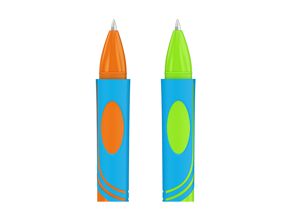 Ручка шариковая Berlingo "Initial" светло-синяя, 0.7мм, для левшей и правшей (ассорти)