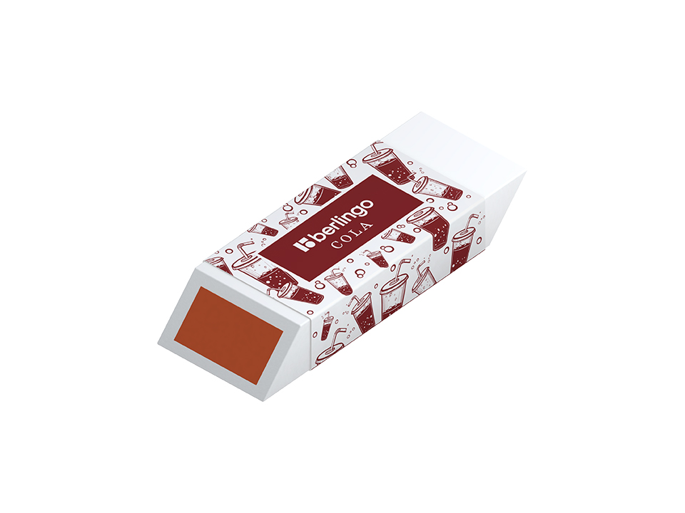 Ластик Berlingo "Aroma", прямоугольный, скошенный, 58*22*20мм