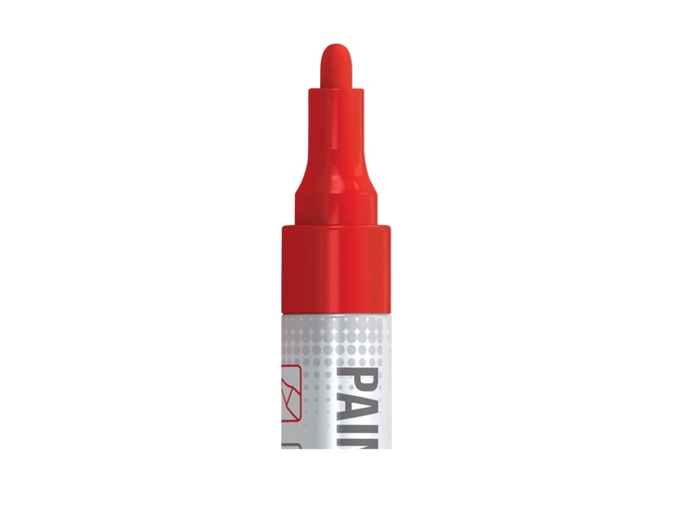 Маркер-краска Berlingo "Uniline PA400" красная, 2-4мм, нитро-основа